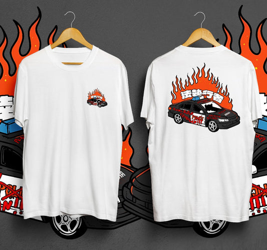 T-Shirt POLICE CAR Kaos Distro Oruka