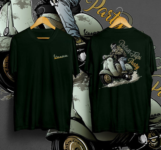 T-Shirt Vespa Kaos Distro Oruka