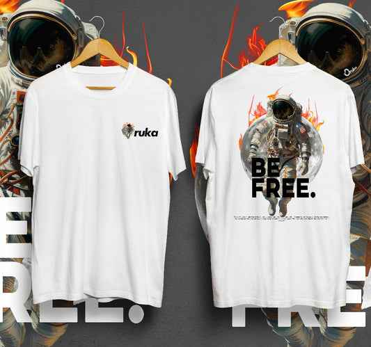 T-Shirt Be Free Kaos Distro Oruka