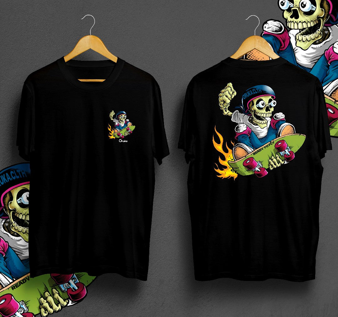 T-Shirt READY TO FLY Kaos Distro Oruka