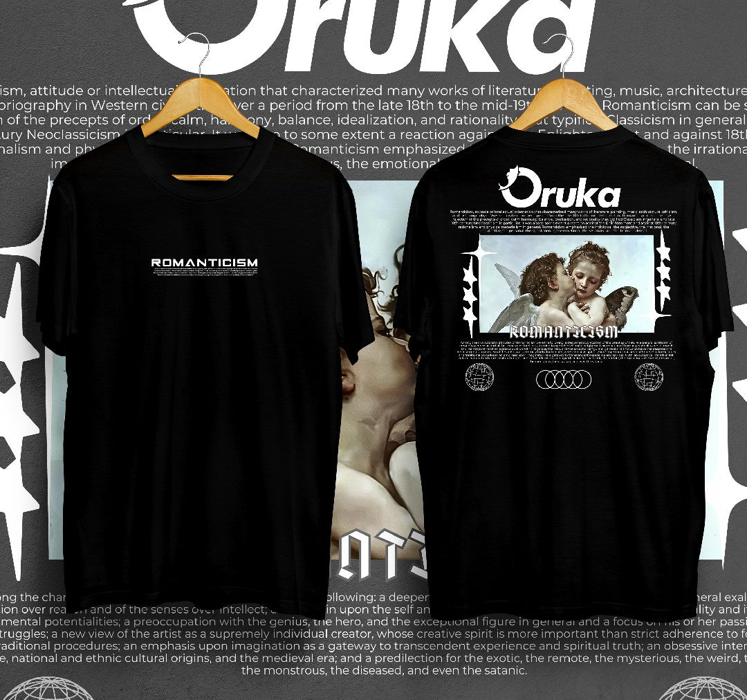 T-Shirt ROMANTICISM Kaos Distro Oruka