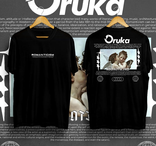 T-Shirt ROMANTICISM Kaos Distro Oruka