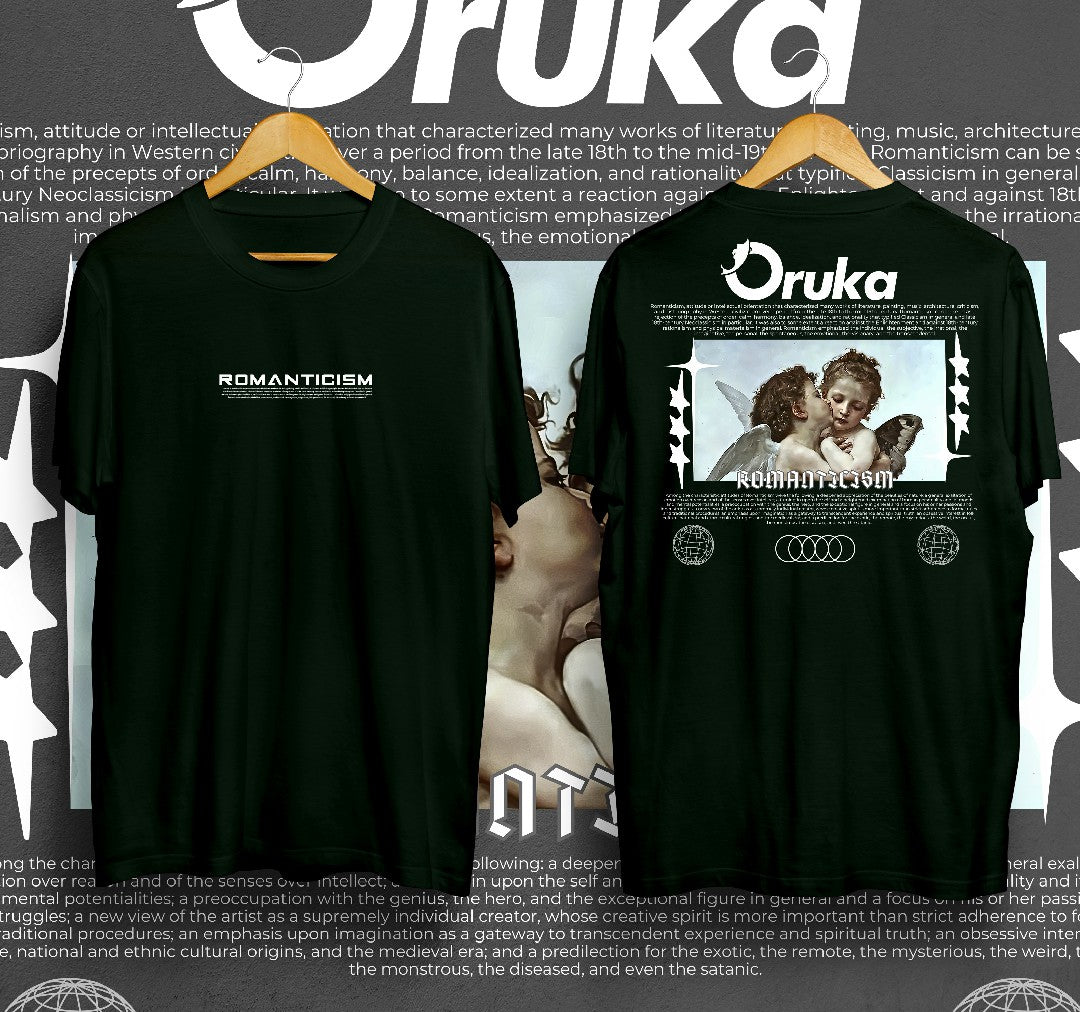 T-Shirt ROMANTICISM Kaos Distro Oruka