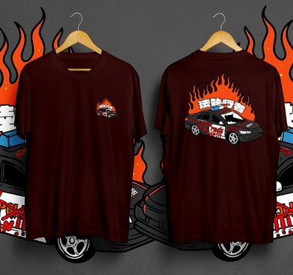 T-Shirt POLICE CAR Kaos Distro Oruka