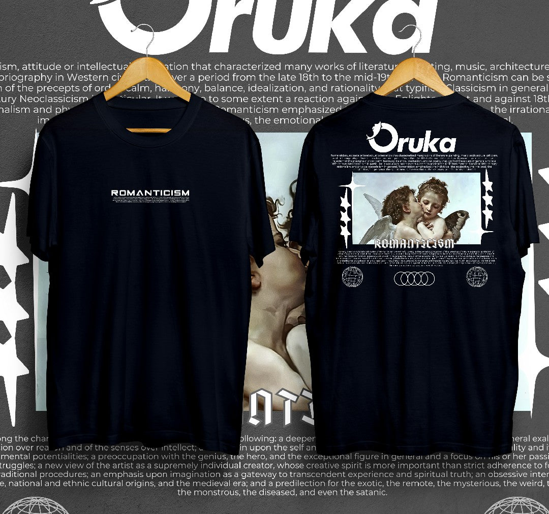 T-Shirt ROMANTICISM Kaos Distro Oruka