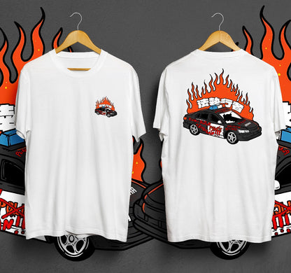 T-Shirt POLICE CAR Kaos Distro Oruka