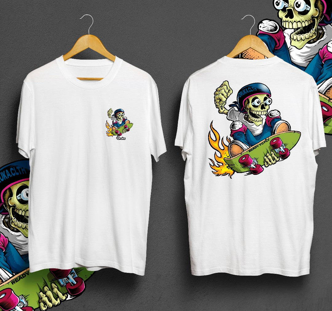 T-Shirt READY TO FLY Kaos Distro Oruka