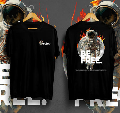 T-Shirt Be Free Kaos Distro Oruka