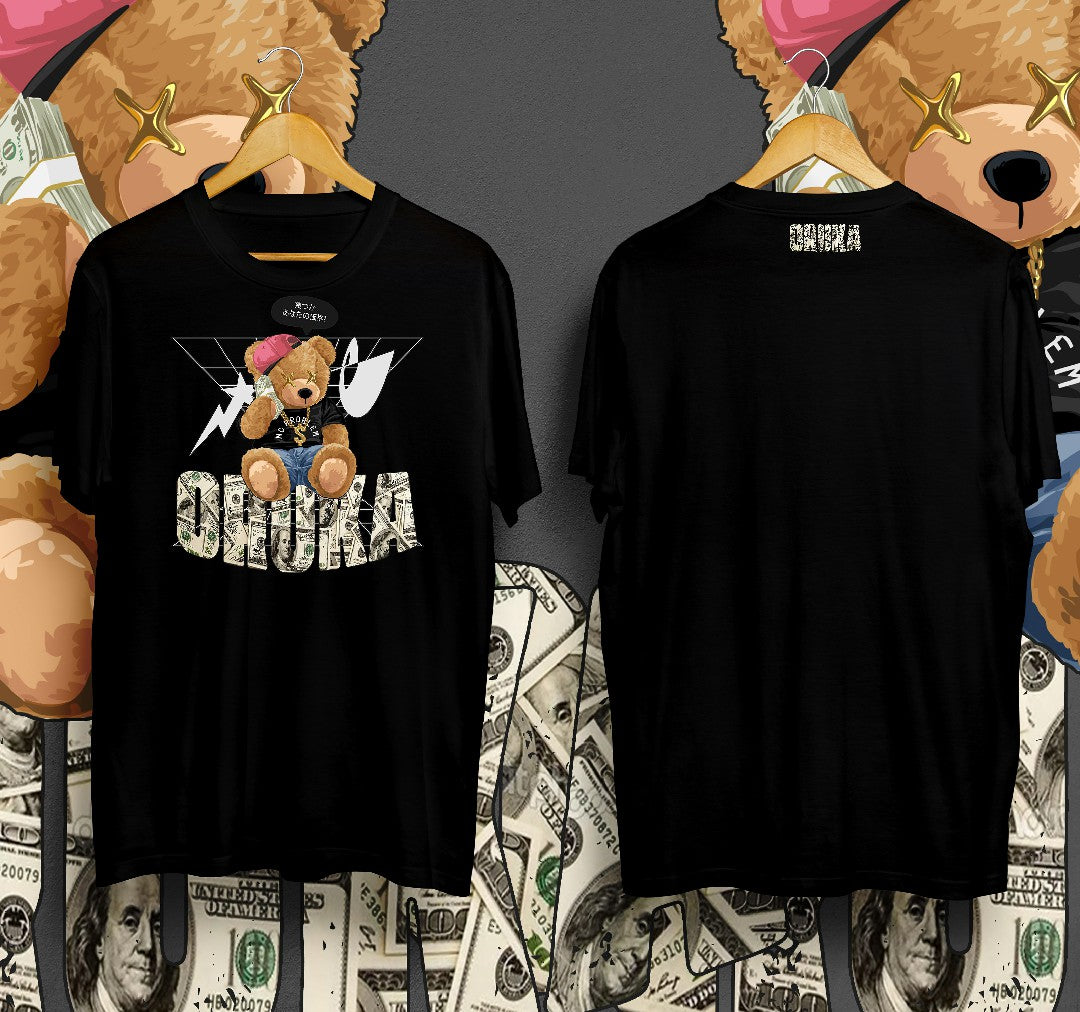 T-Shirt Money Bear Kaos Distro Oruka