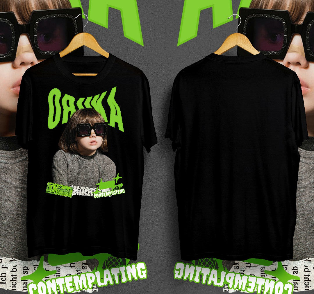 T-Shirt Contemplating Kaos Distro Oruka
