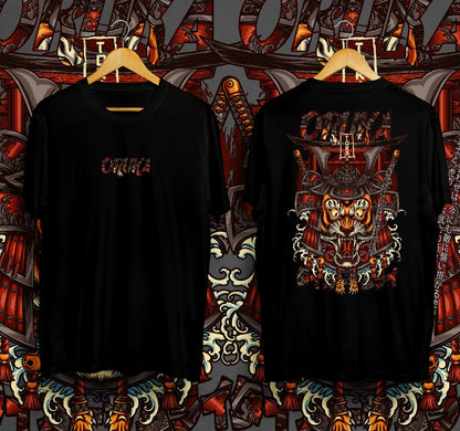T-Shirt Tiger Samurai Kaos Distro Oruka