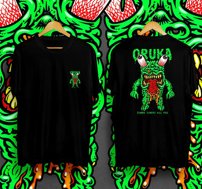 T-Shirt Zombhie Kaos Distro Oruka