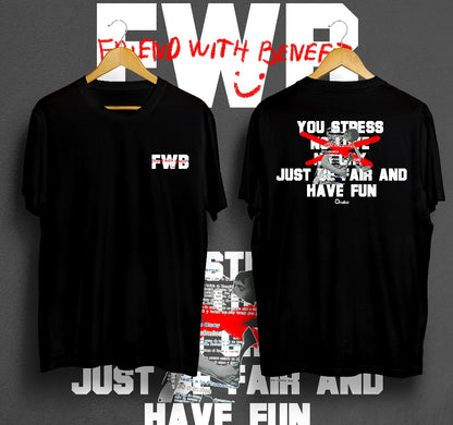 T-Shirt Fwb Kaos Distro Oruka