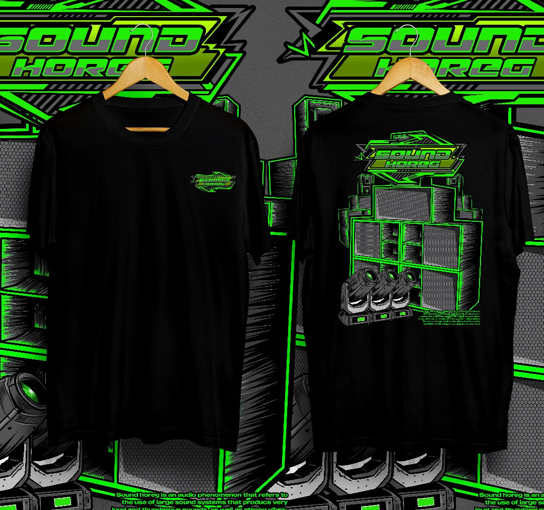 T-Shirt Green Horeg Kaos Distro Oruka
