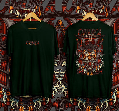 T-Shirt Tiger Samurai Kaos Distro Oruka