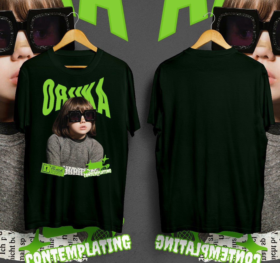 T-Shirt Contemplating Kaos Distro Oruka
