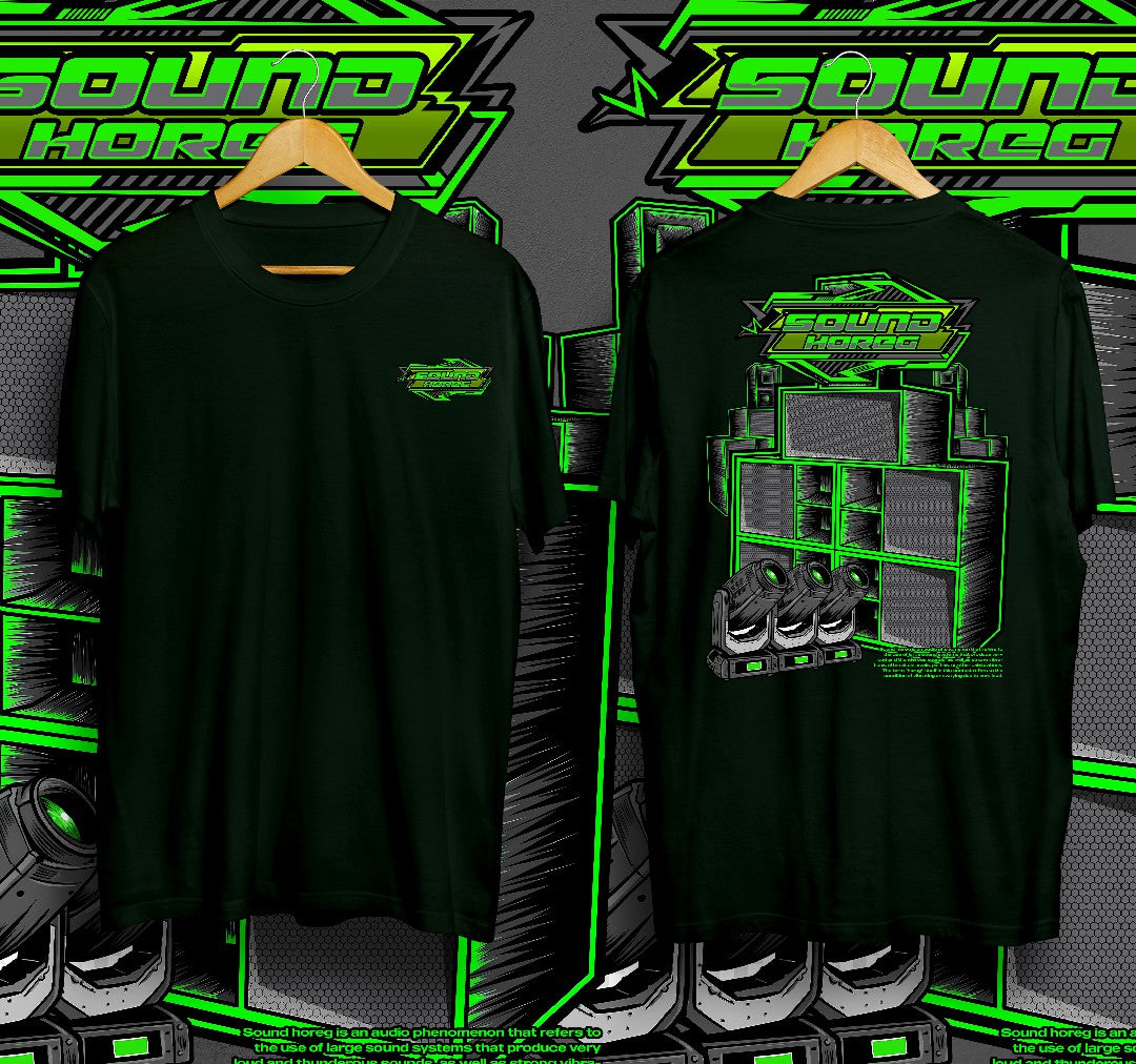T-Shirt Green Horeg Kaos Distro Oruka