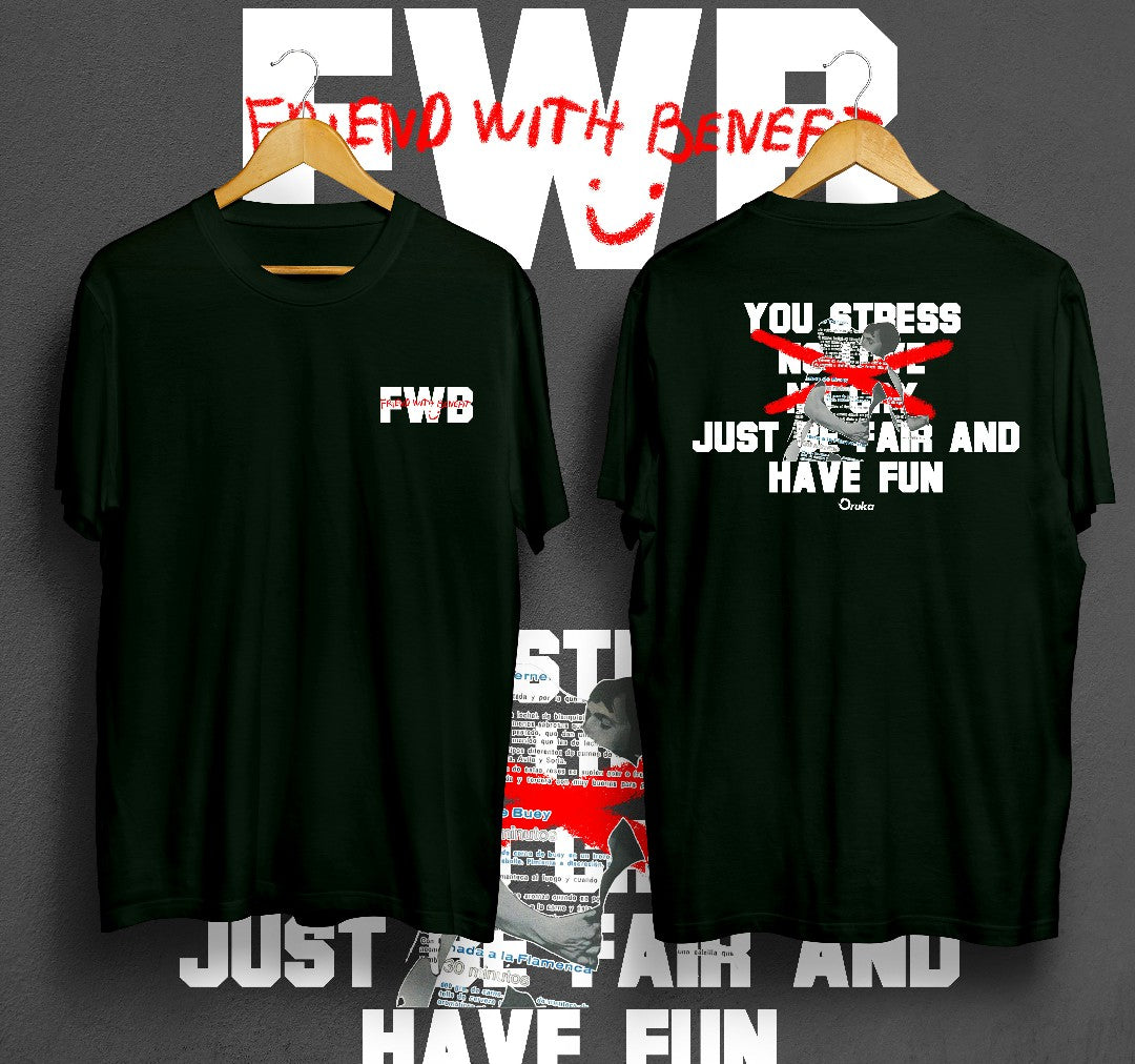 T-Shirt Fwb Kaos Distro Oruka