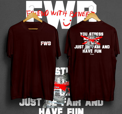T-Shirt Fwb Kaos Distro Oruka