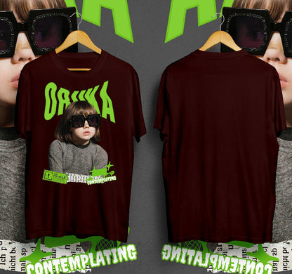 T-Shirt Contemplating Kaos Distro Oruka
