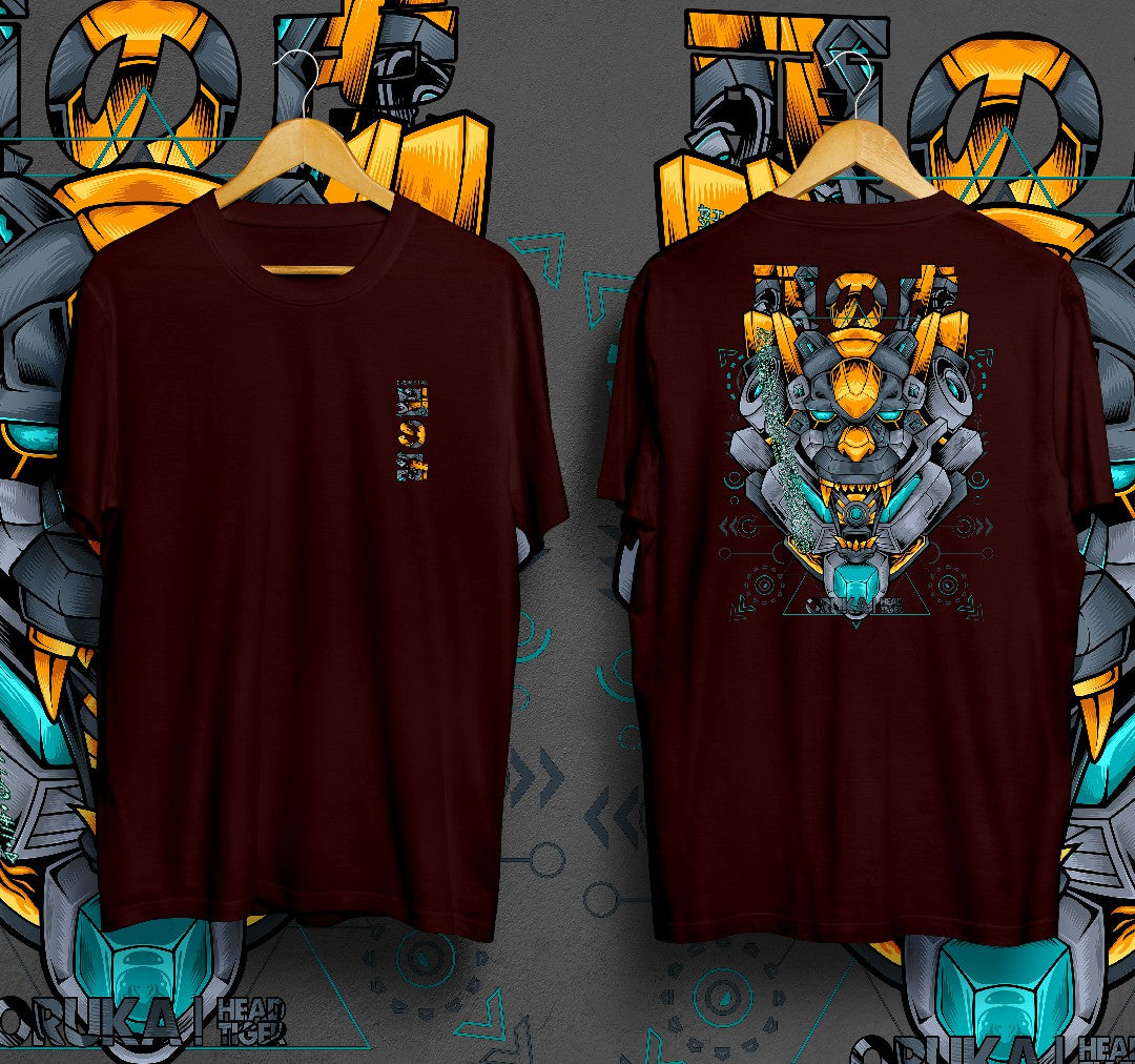 T-Shirt HEAD TIGER Kaos Distro Oruka