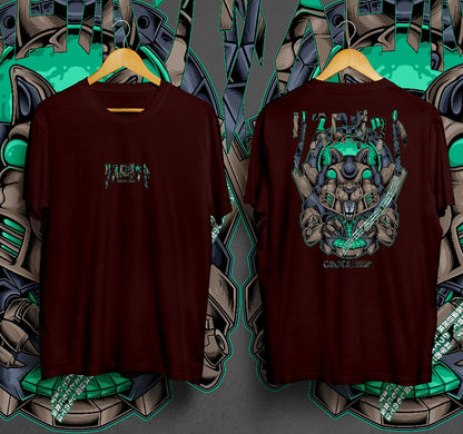 T-Shirt Squirrel Cyberpunk Kaos Distro Oruka