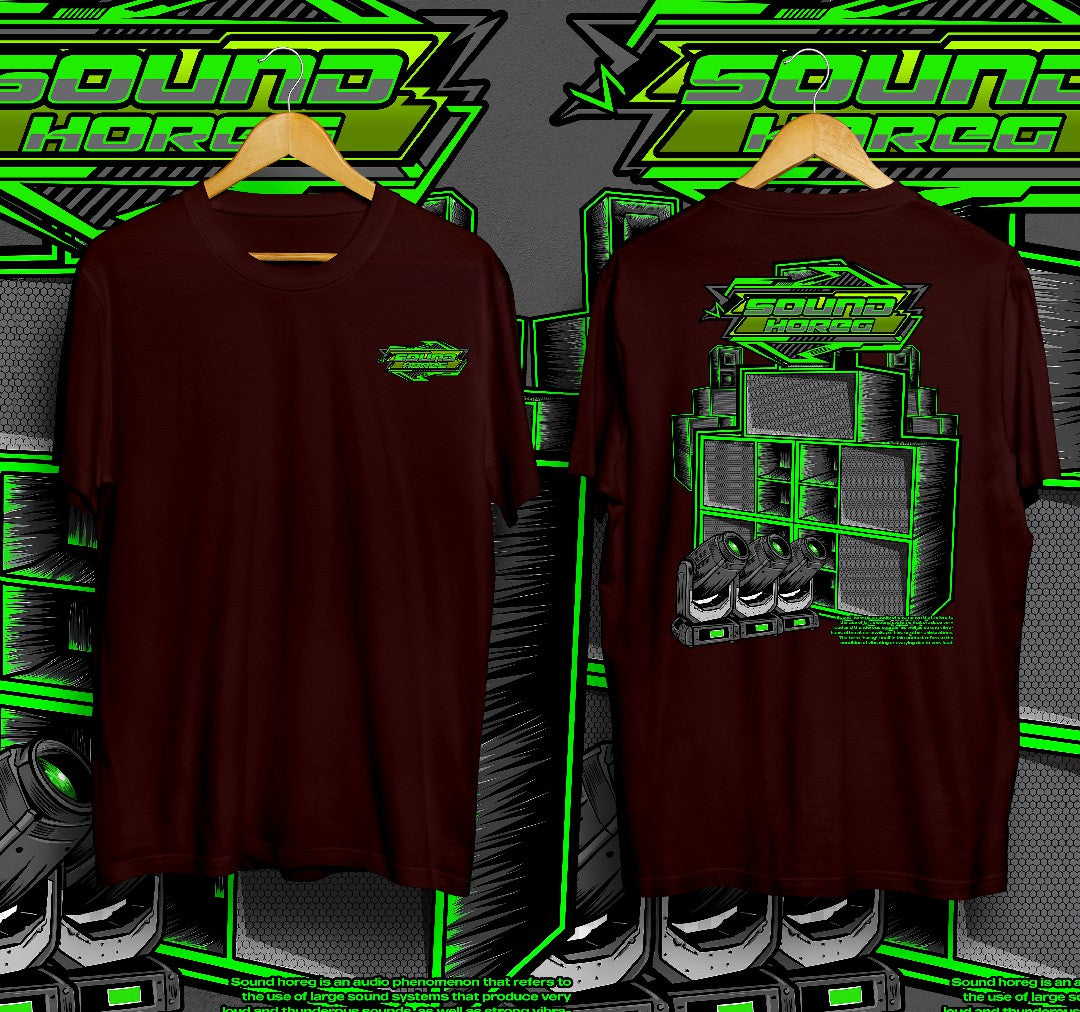 T-Shirt Green Horeg Kaos Distro Oruka