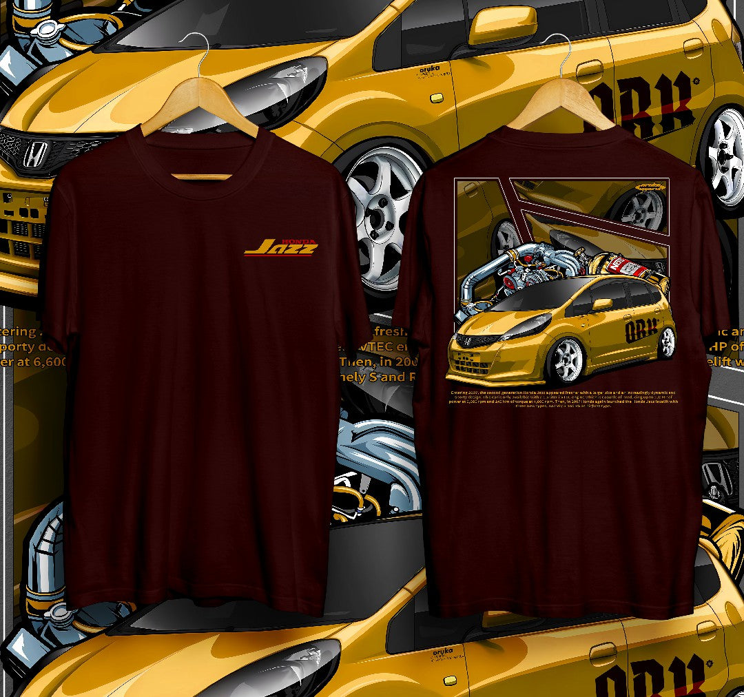 T-Shirt Honda Jazz Gen2 Kaos Distro Oruka
