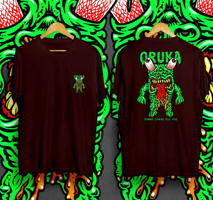 T-Shirt Zombhie Kaos Distro Oruka