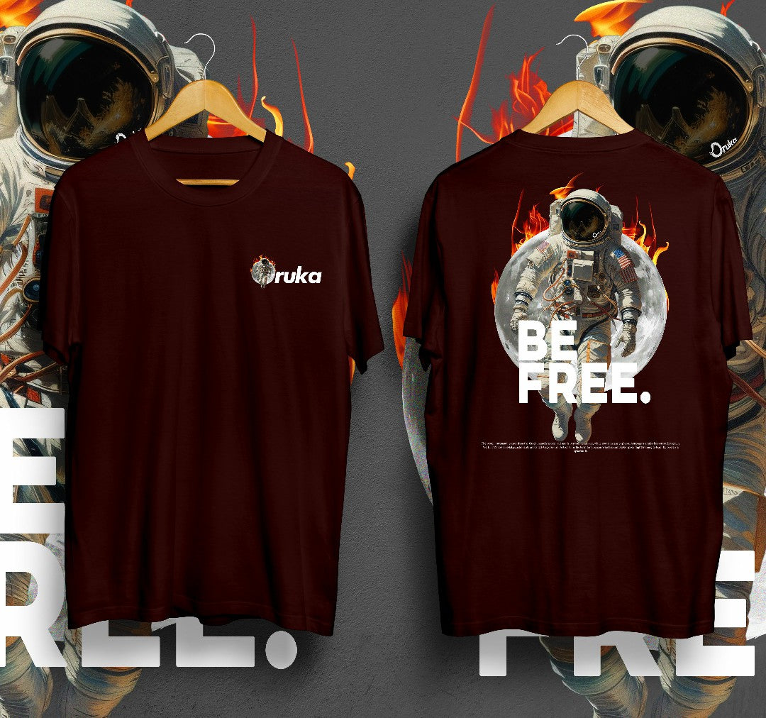 T-Shirt Be Free Kaos Distro Oruka