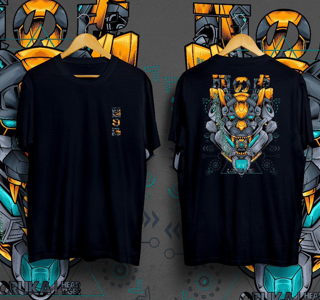 T-Shirt HEAD TIGER Kaos Distro Oruka
