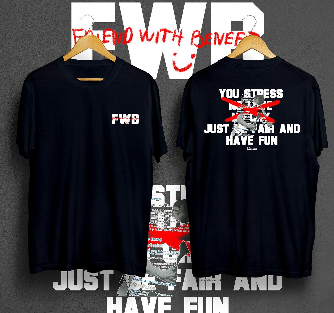 T-Shirt Fwb Kaos Distro Oruka