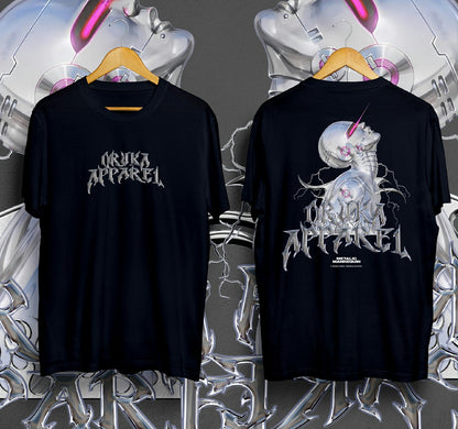 T-Shirt METALIC MANNEQIN Kaos Distro Oruka
