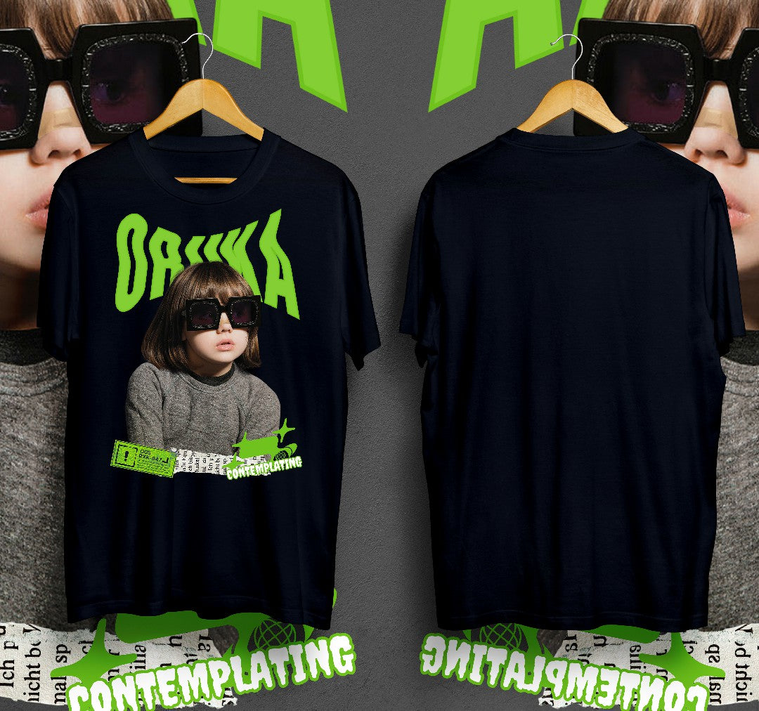 T-Shirt Contemplating Kaos Distro Oruka