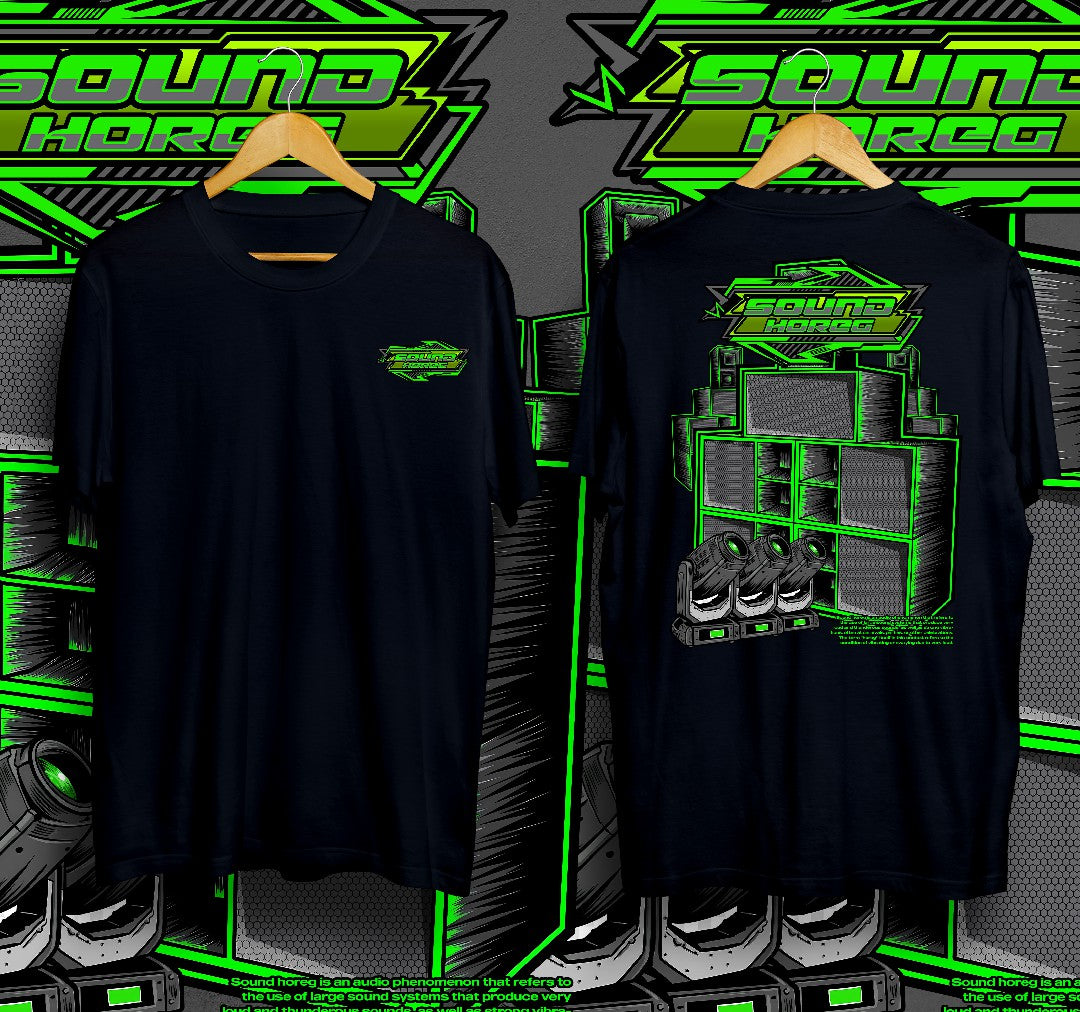 T-Shirt Green Horeg Kaos Distro Oruka