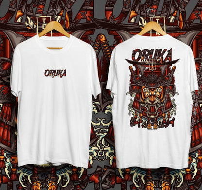 T-Shirt Tiger Samurai Kaos Distro Oruka