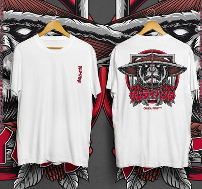 T-Shirt PANDA SAMURAIS Kaos Distro Oruka