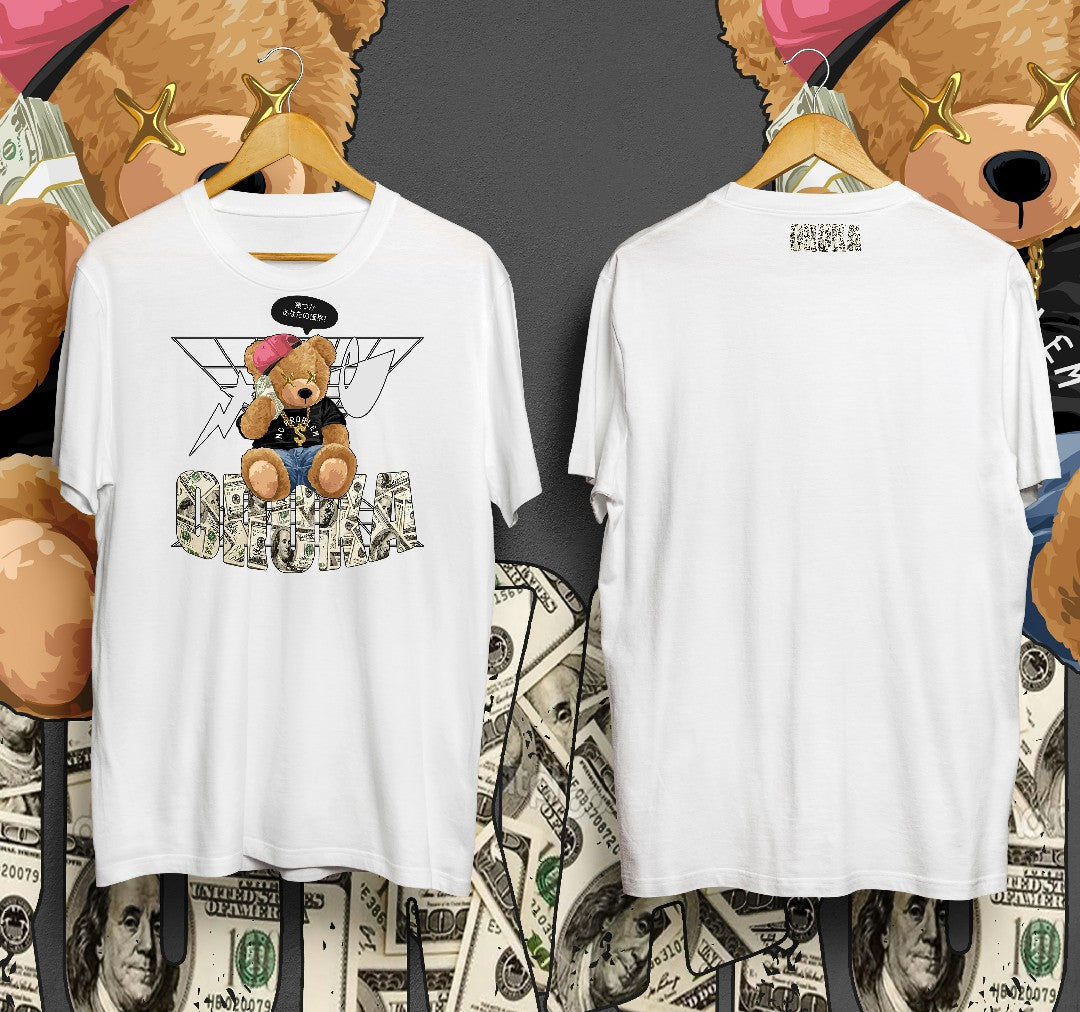 T-Shirt Money Bear Kaos Distro Oruka