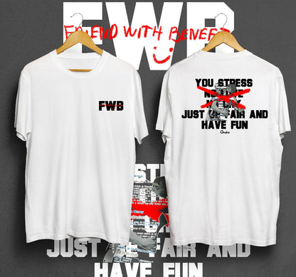 T-Shirt Fwb Kaos Distro Oruka